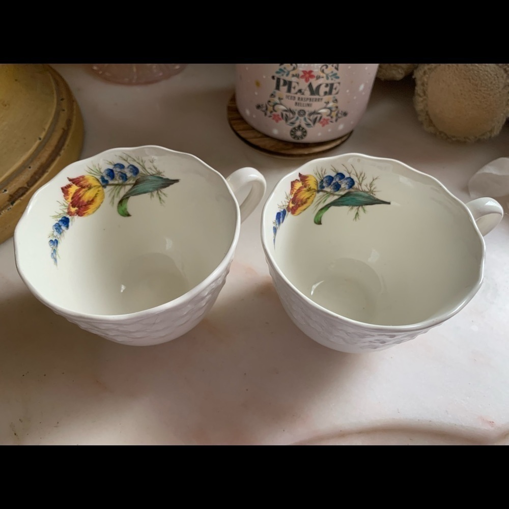 Copeland Spode England No.5 Set of 2 Coffee Cups